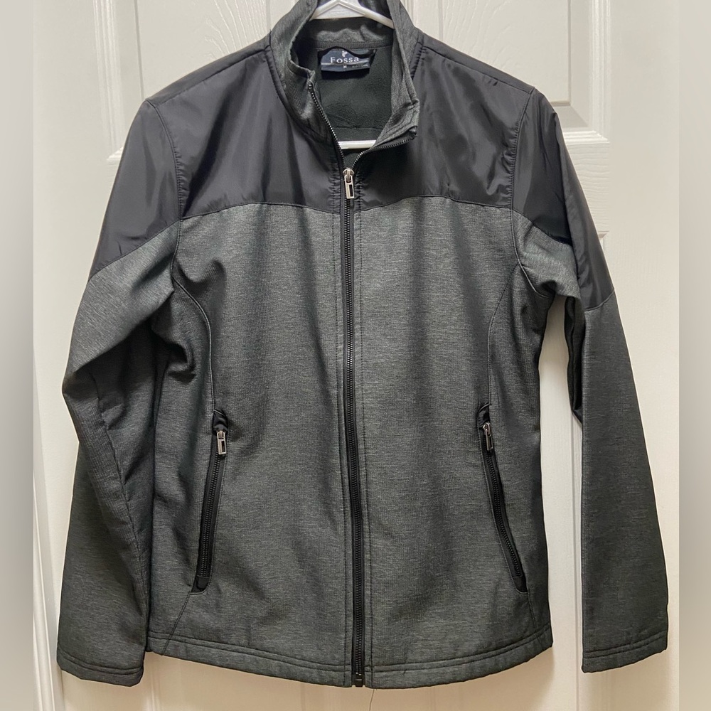 Fossa Womens Full Zip Athletic Jacket With Belden Logo Size Medium
